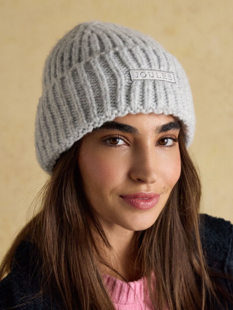 Rosa Grey Beanie Hat - RUTHERFORD & Co