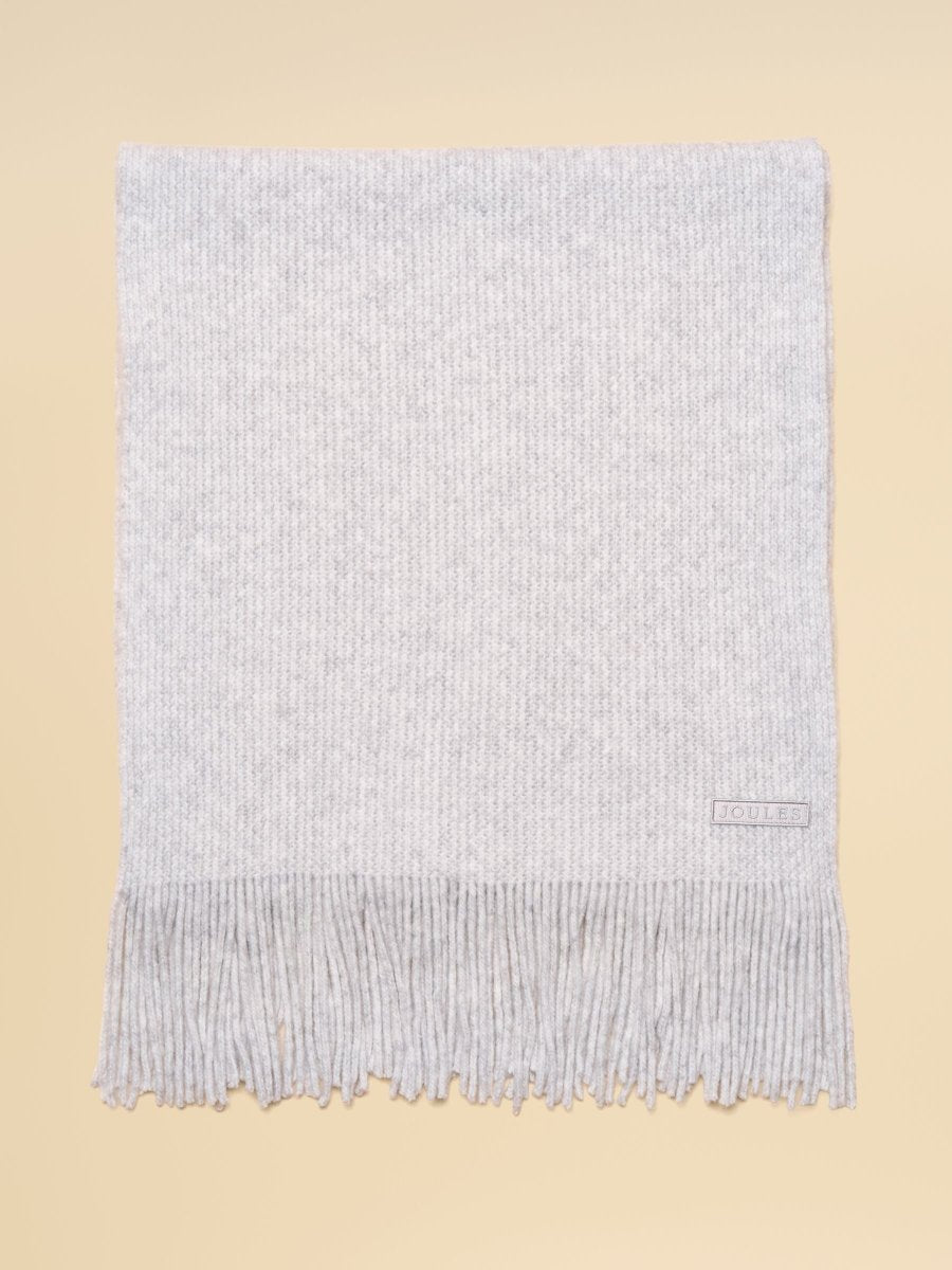 Rosa Grey Knitted Scarf - RUTHERFORD & Co
