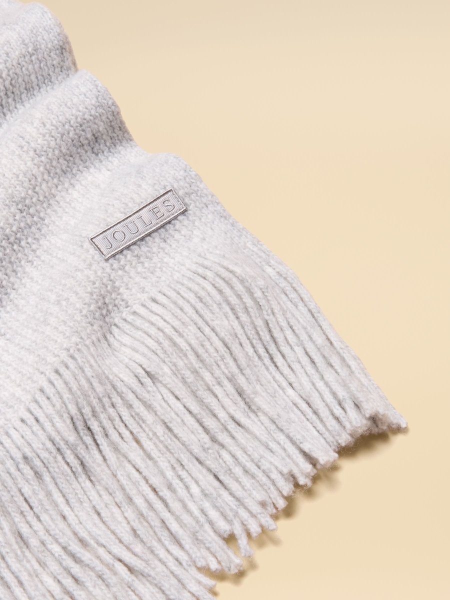 Rosa Grey Knitted Scarf - RUTHERFORD & Co
