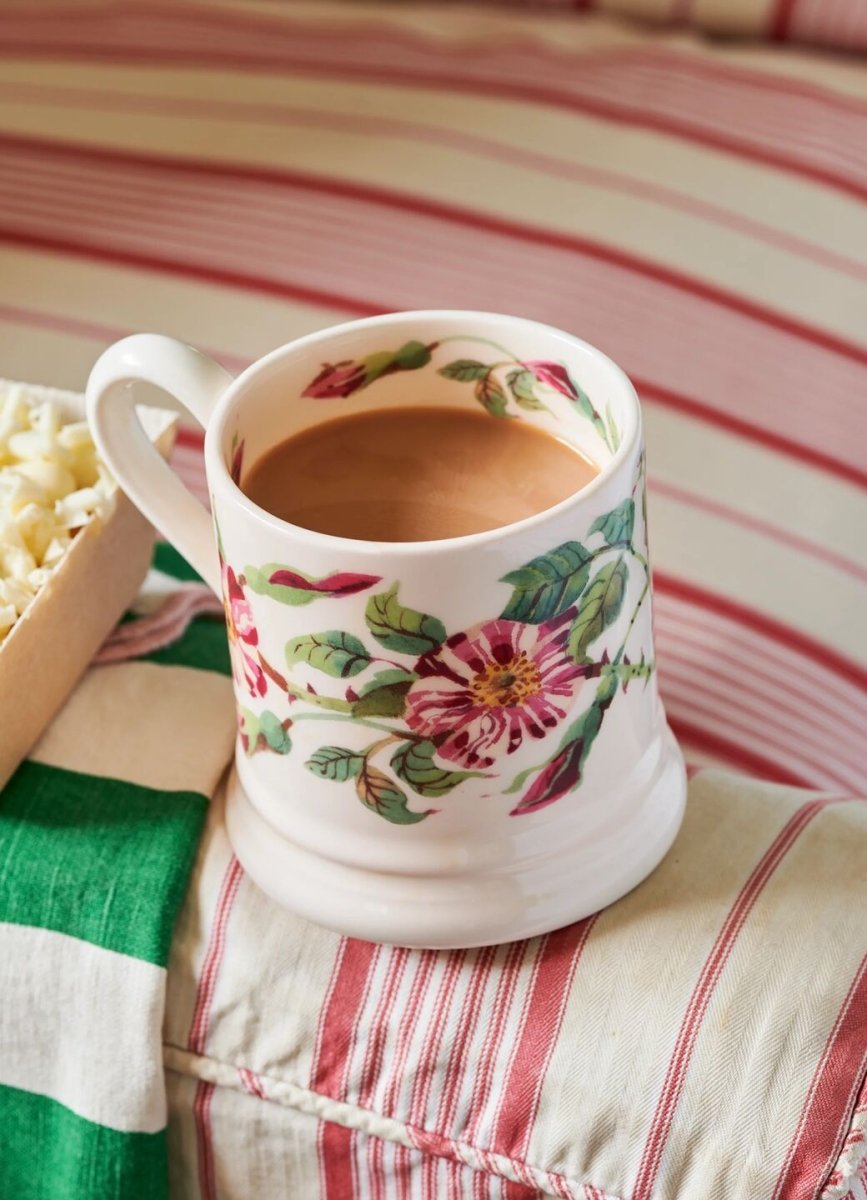 Rosa Mundi 1/2 Pint Mug - RUTHERFORD & Co