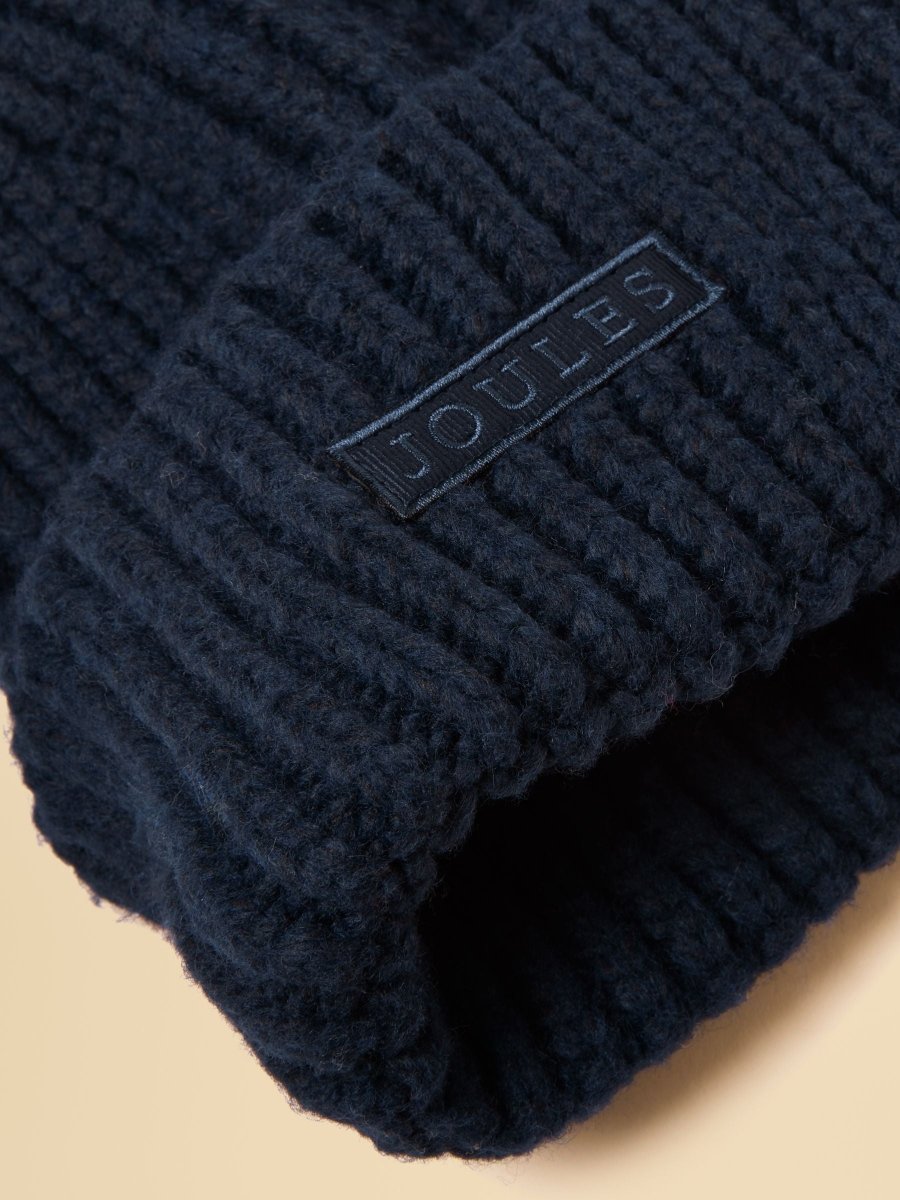 Rosa Navy Beanie Hat - RUTHERFORD & Co