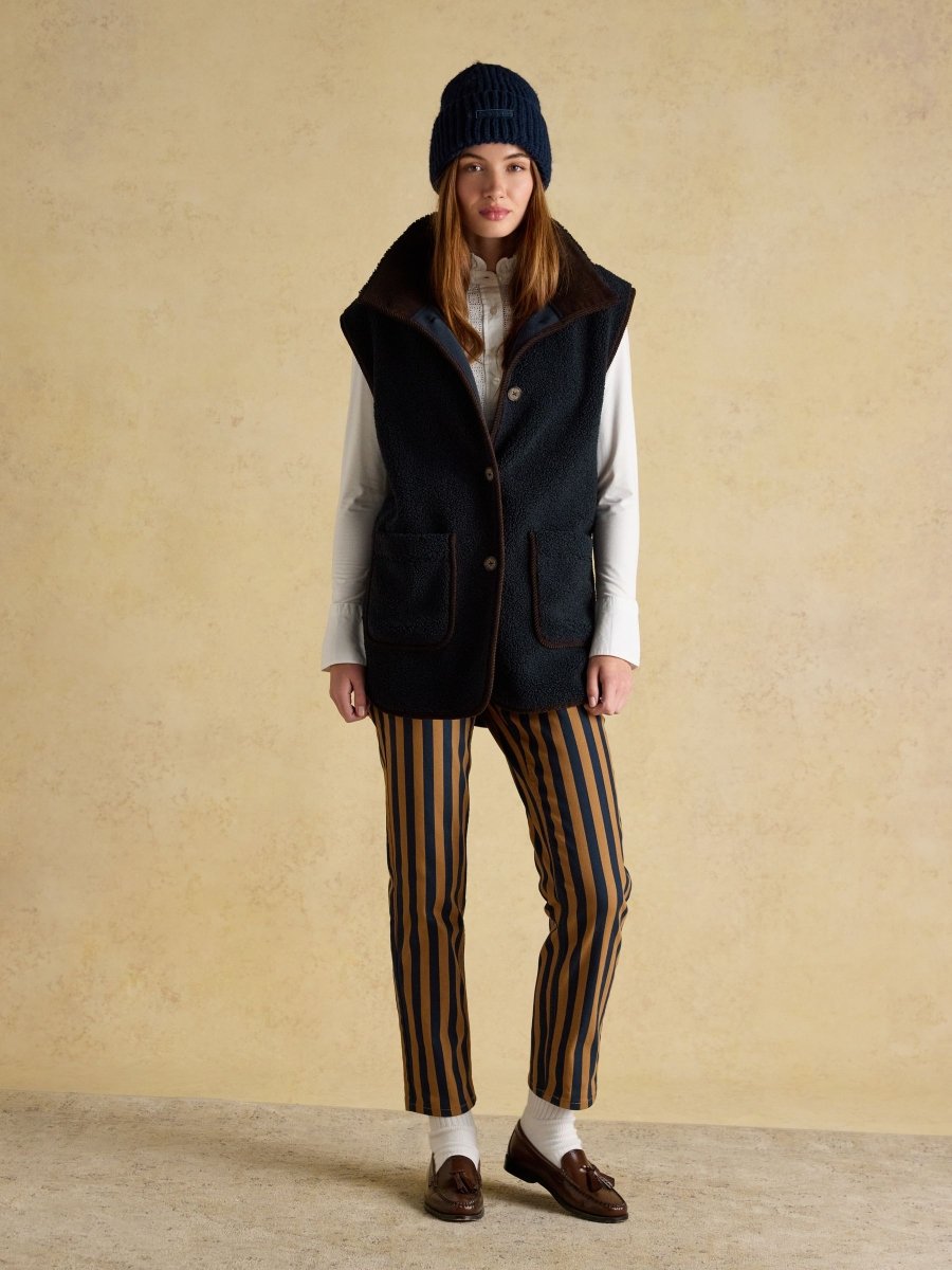 Rosa Navy Beanie Hat - RUTHERFORD & Co