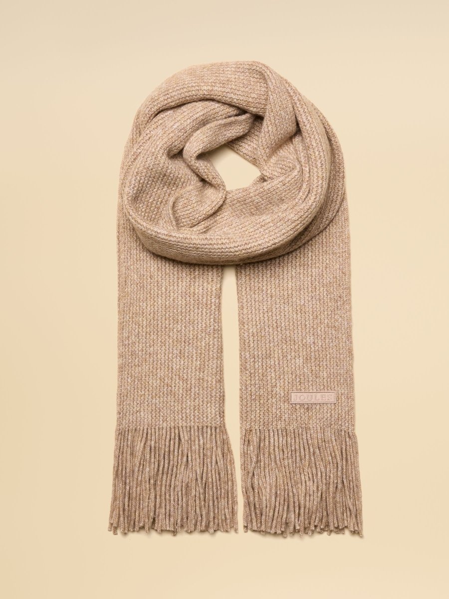 Rosa Oatmeal Knitted Scarf - RUTHERFORD & Co