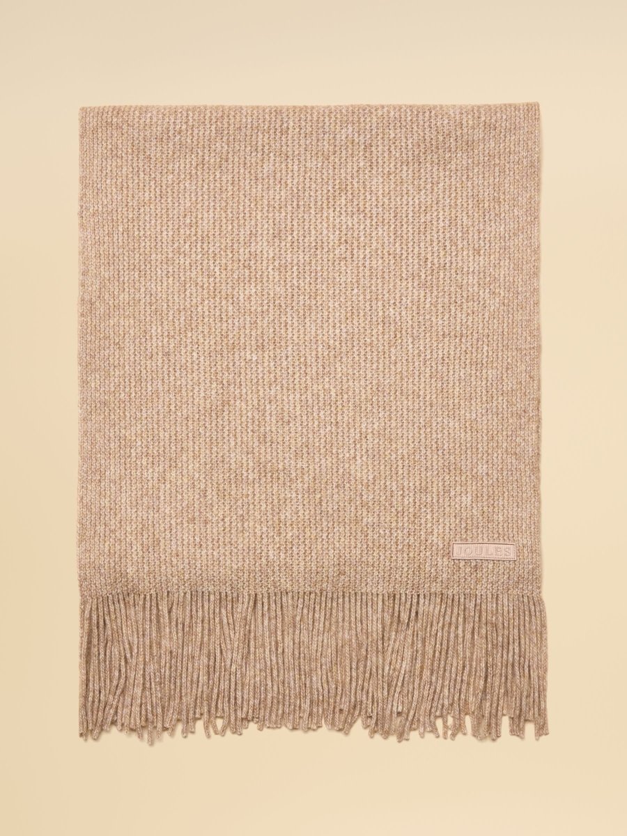 Rosa Oatmeal Knitted Scarf - RUTHERFORD & Co