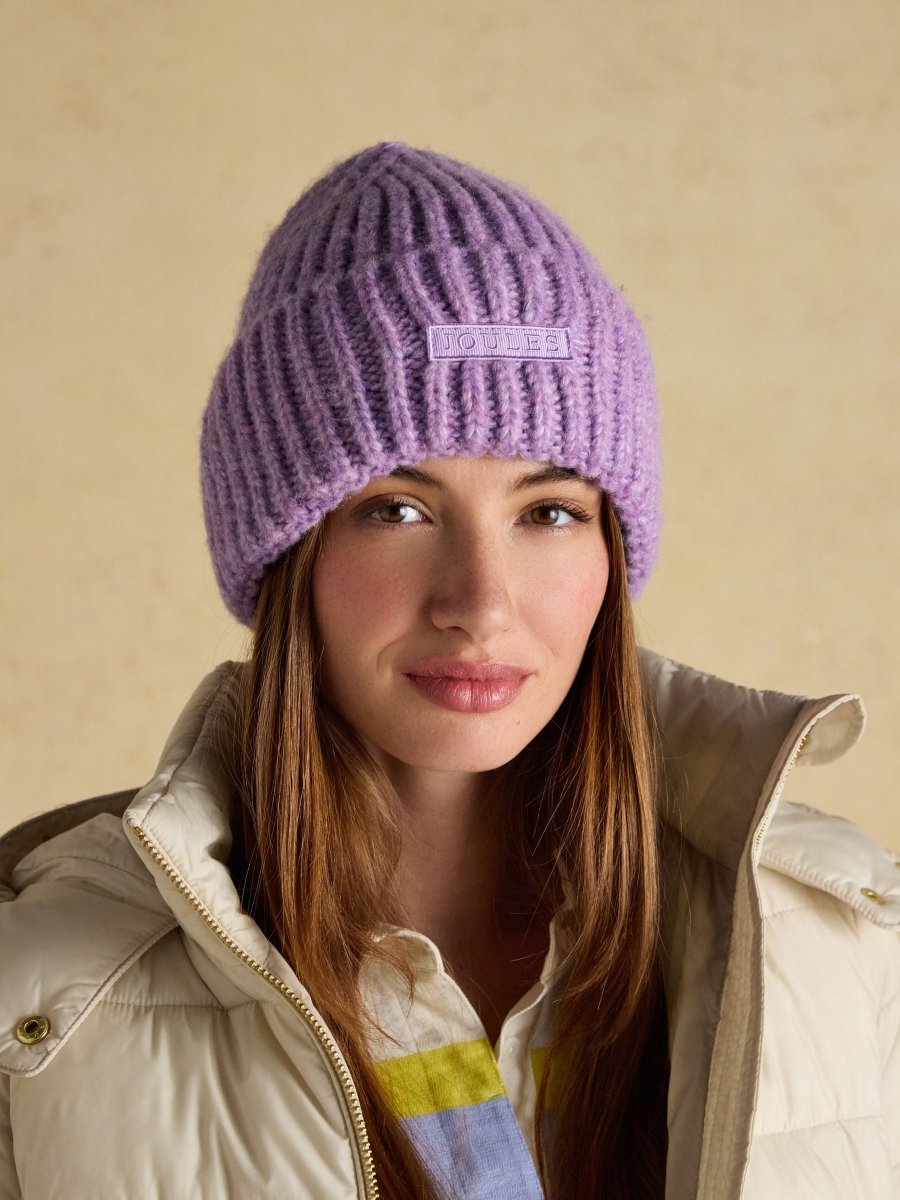 Rosa Purple Beanie Hat - RUTHERFORD & Co