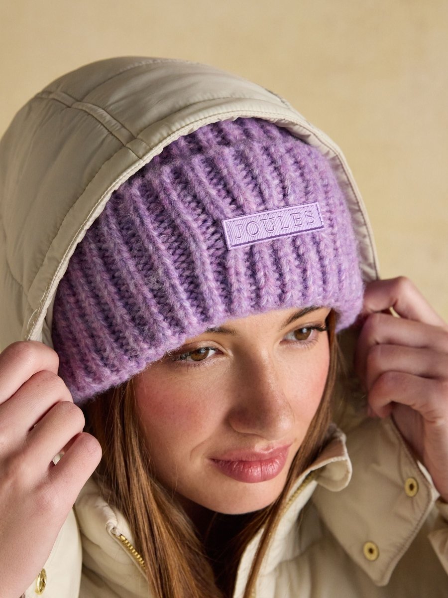 Rosa Purple Beanie Hat - RUTHERFORD & Co