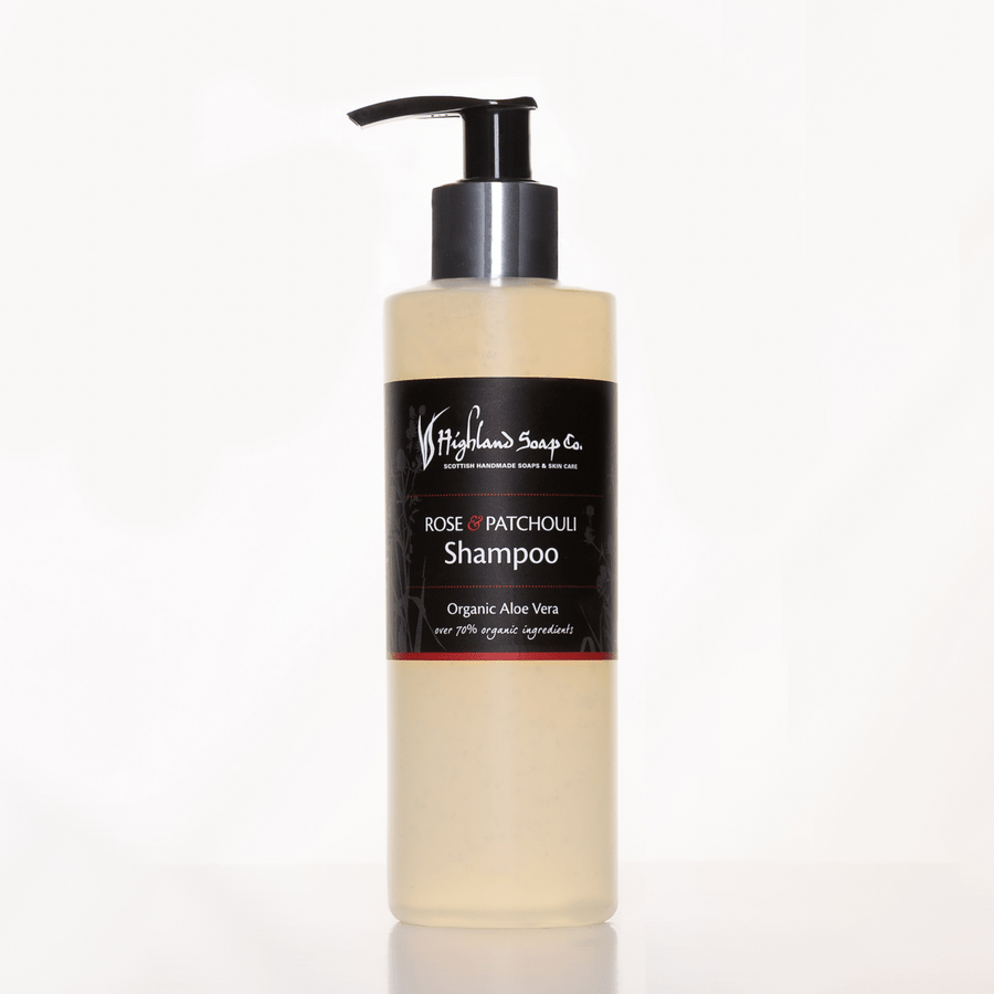 Rose & Patchouli Aloe Vera Shampoo 250ml - RUTHERFORD & Co