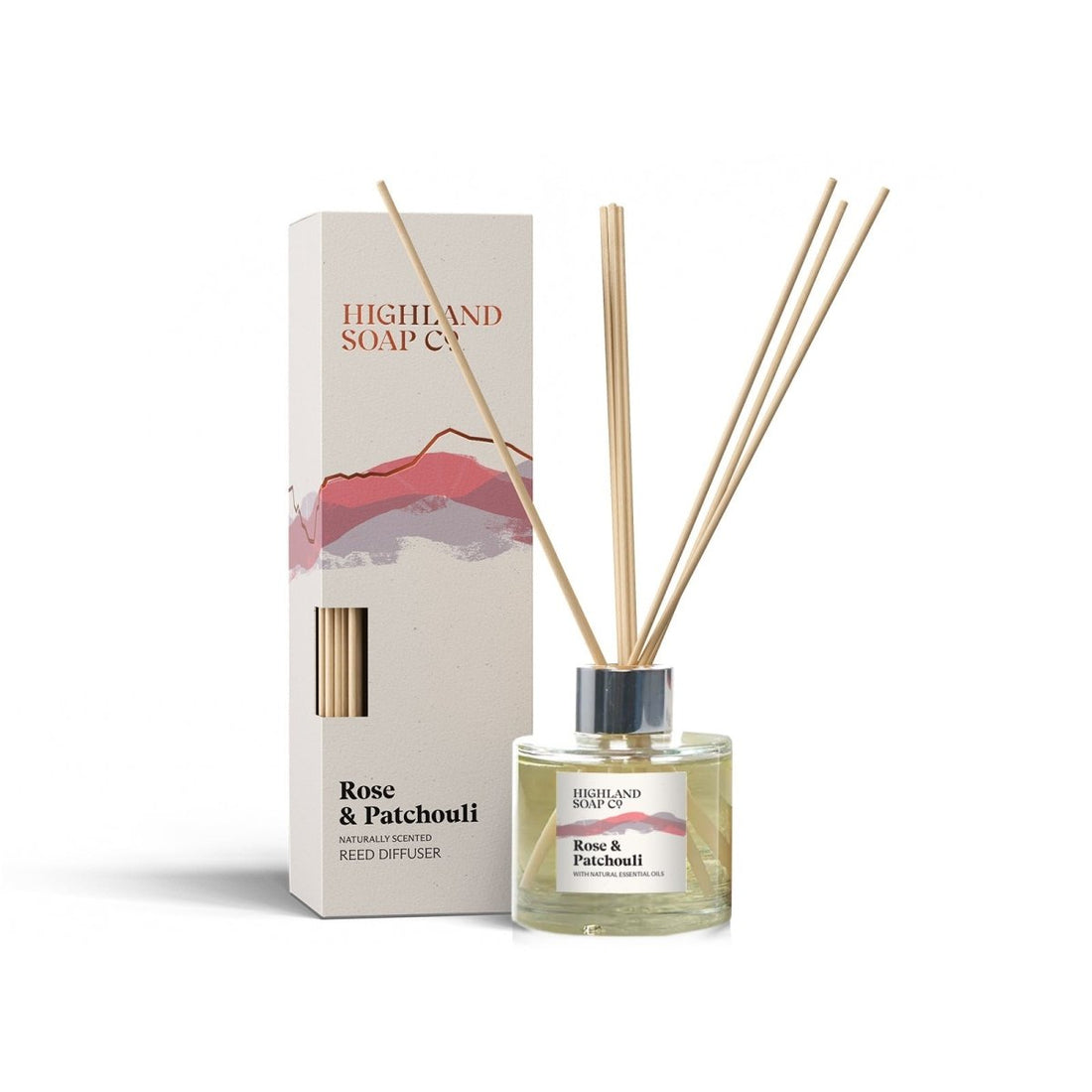 Rose & Patchouli Reed Diffuser - RUTHERFORD & Co