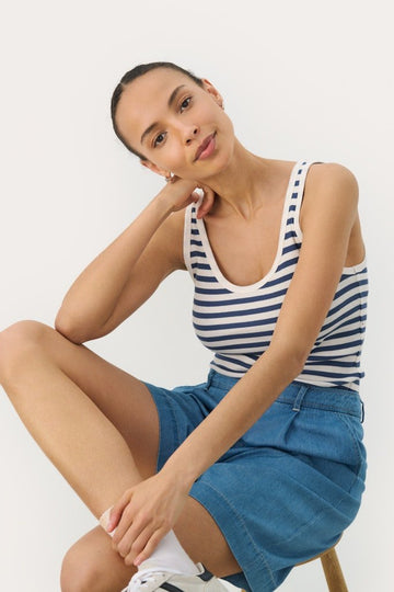 RoselynPW To Top - Oceania Stripe - RUTHERFORD & Co