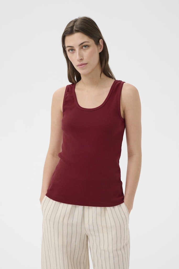 RoselynPW Top - Burnt Russet - RUTHERFORD & Co