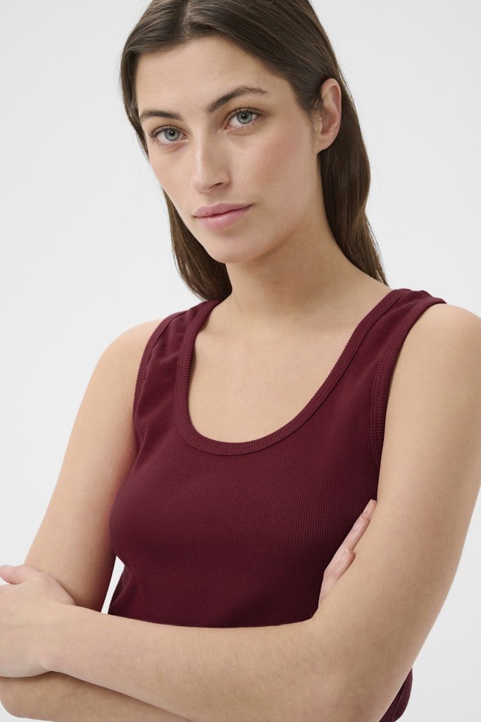 RoselynPW Top - Burnt Russet - RUTHERFORD & Co