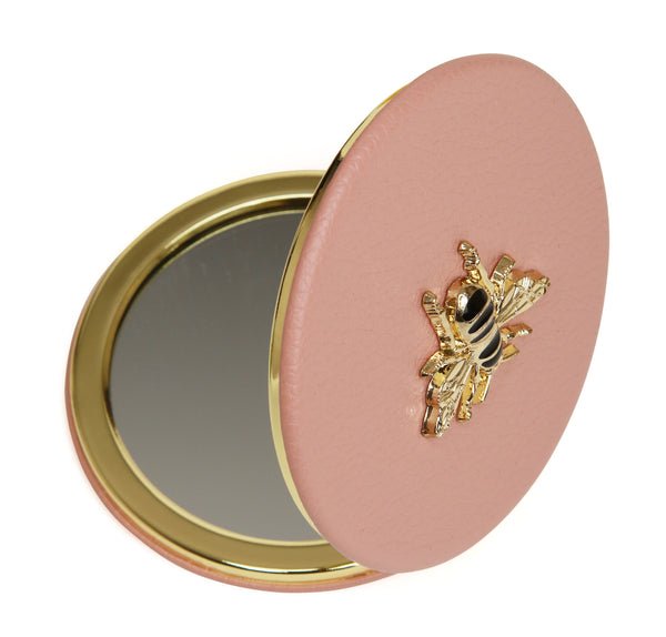 Round Compact Mirror/Pink - RUTHERFORD & Co
