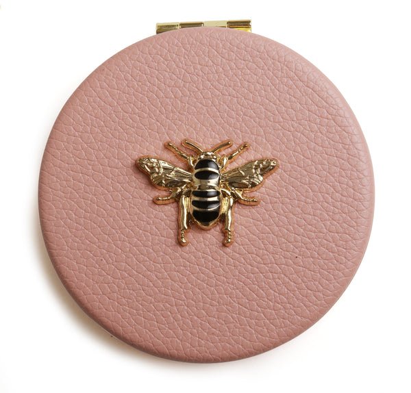 Round Compact Mirror/Pink - RUTHERFORD & Co