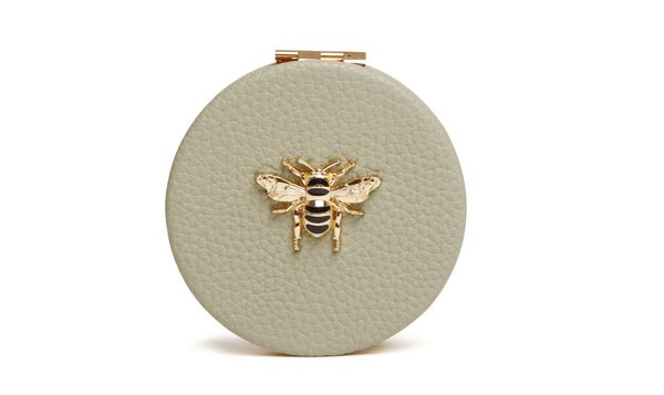Round Compact Mirror/Pistachio - RUTHERFORD & Co
