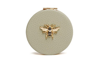 Round Compact Mirror/Pistachio - RUTHERFORD & Co