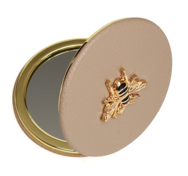 Round Compact Mirror/Stone - RUTHERFORD & Co