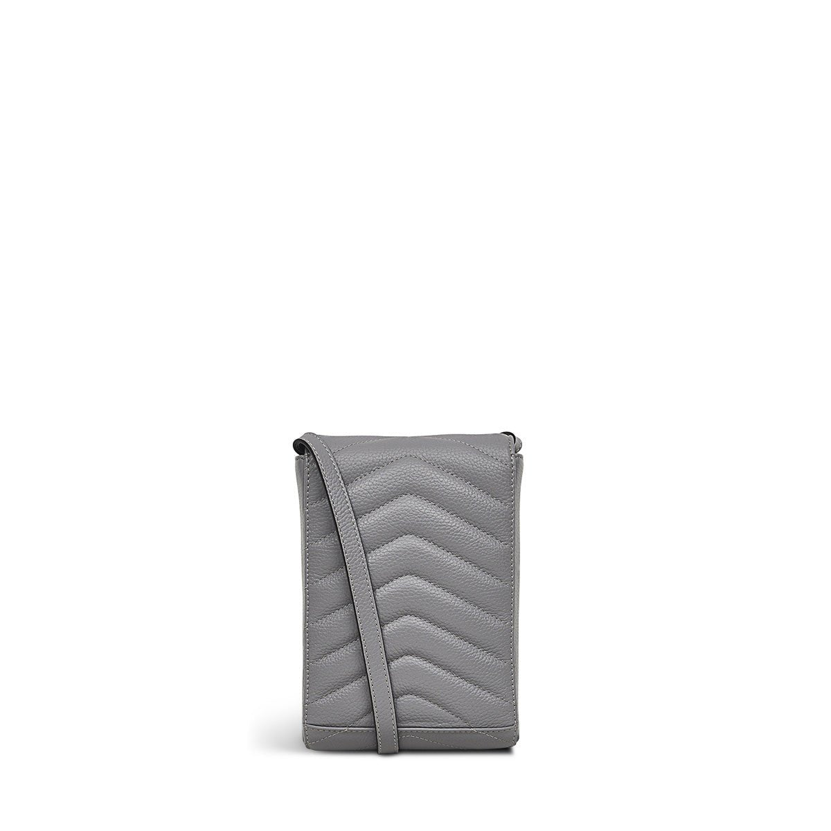 Rowe Avenue Leather Medium Phone Crossbody in Cloud Burst - S1349093 - RUTHERFORD & Co