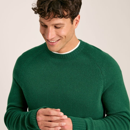 Rowley Green Lambswool Crew Neck Jumper - RUTHERFORD & Co