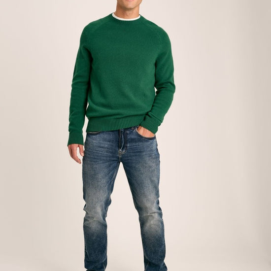 Rowley Green Lambswool Crew Neck Jumper - RUTHERFORD & Co