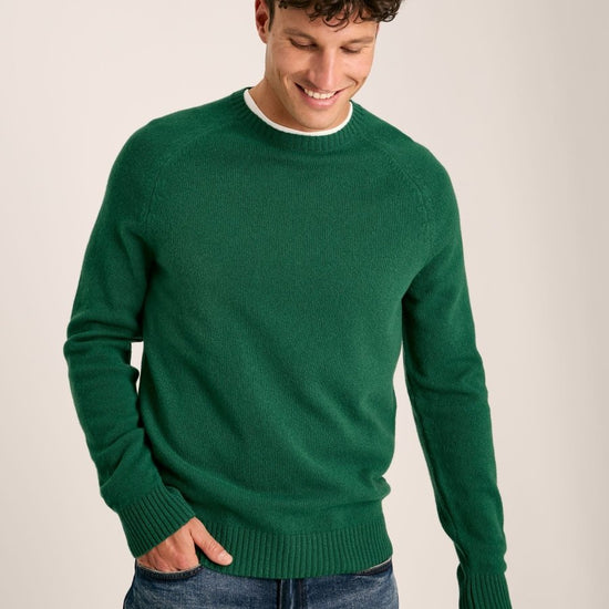 Rowley Green Lambswool Crew Neck Jumper - RUTHERFORD & Co
