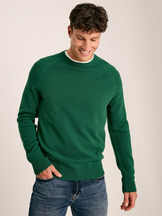 Rowley Green Lambswool Crew Neck Jumper - RUTHERFORD & Co