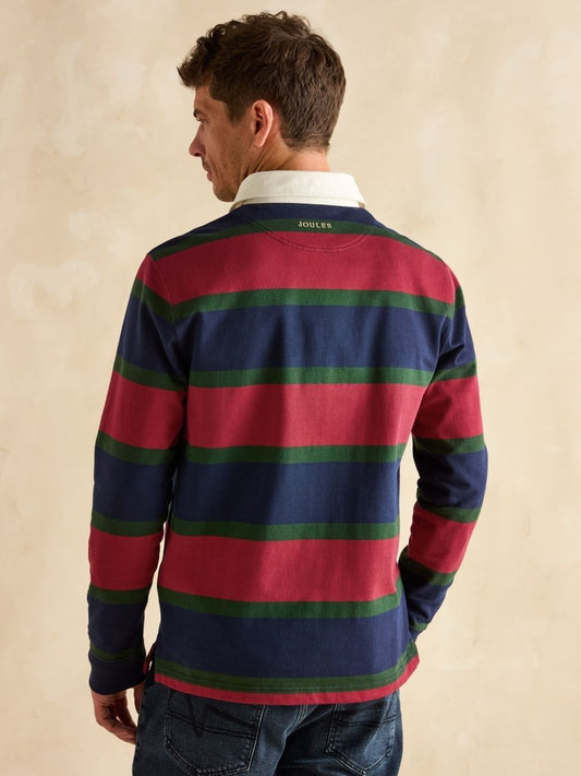 Rugby Club Red & Navy Shirt - RUTHERFORD & Co