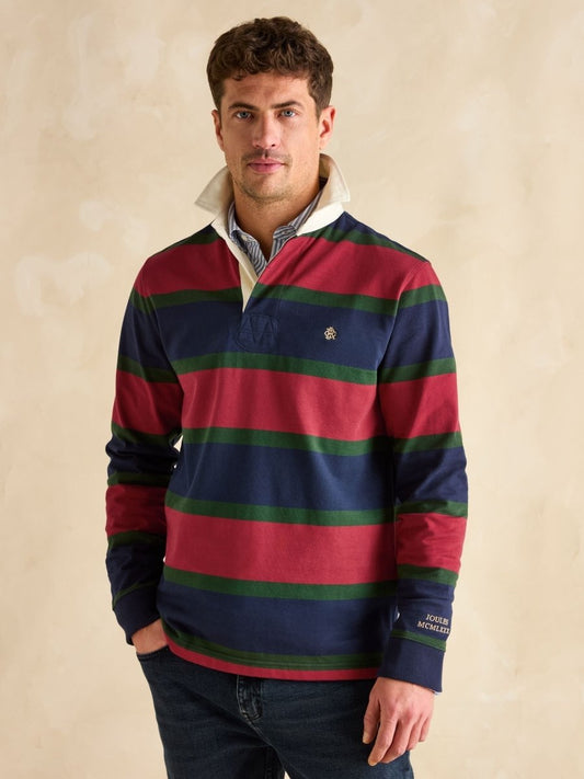 Rugby Club Red & Navy Shirt - RUTHERFORD & Co