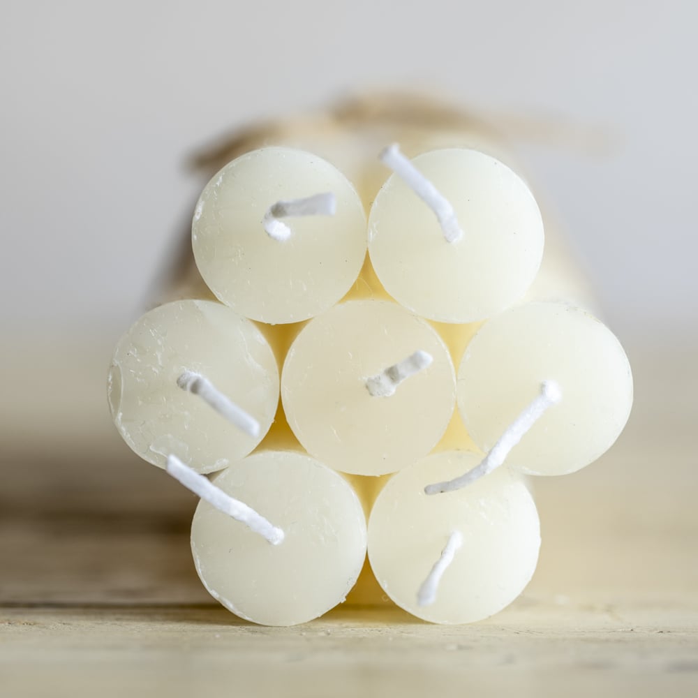 Rustic Dinner Candle Ivory - RUTHERFORD & Co