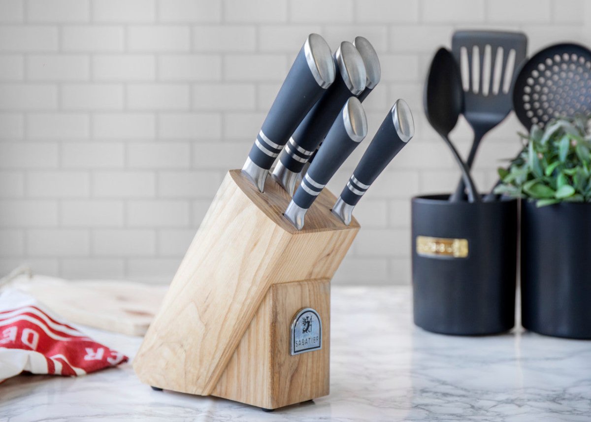 Sabatier Maison Ashwood 5 Piece Knife Block - RUTHERFORD & Co