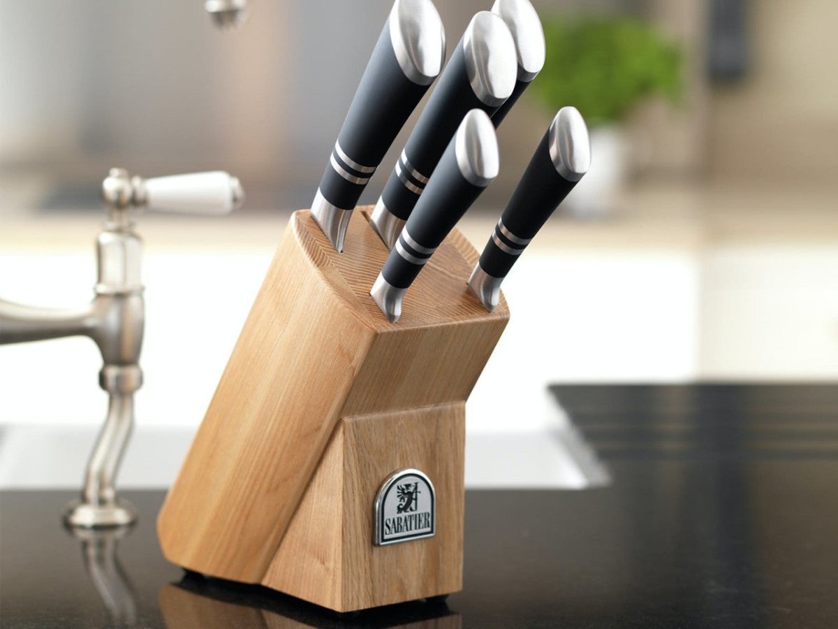 Sabatier Maison Ashwood 5 Piece Knife Block - RUTHERFORD & Co