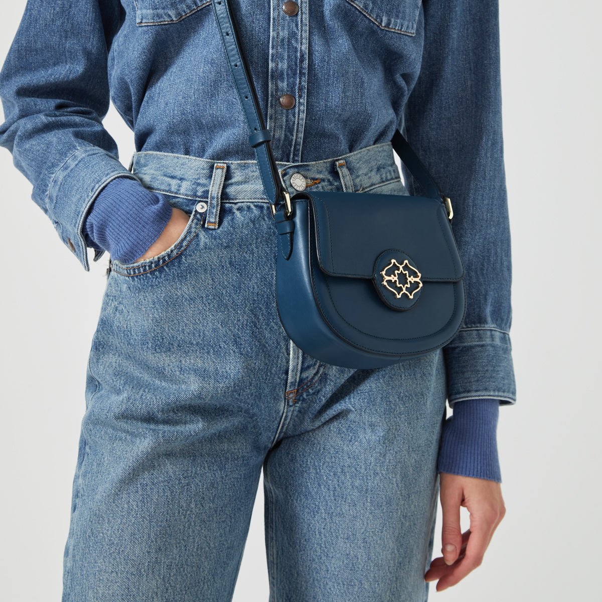 Saddle Street Deepsea Small Flapover Crossbody - RUTHERFORD & Co