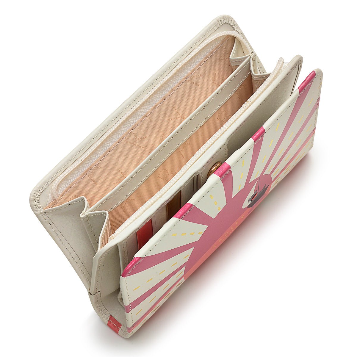 Sailing Into The Sunset Chalk Medium Bifold Purse - RUTHERFORD & Co