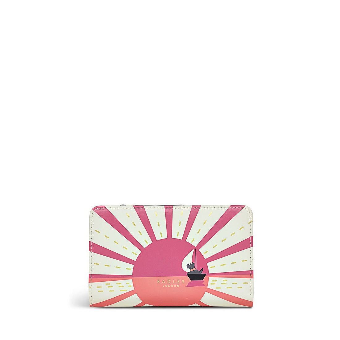 Sailing Into The Sunset Chalk Medium Bifold Purse - RUTHERFORD & Co