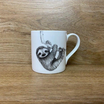 Sammy Sloth Fine Bone China Mug - RUTHERFORD & Co