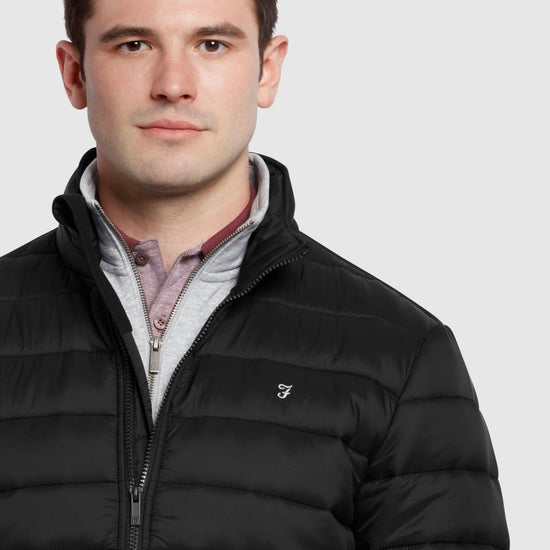 Samson Regular Fit Wadded Jacket - RUTHERFORD & Co