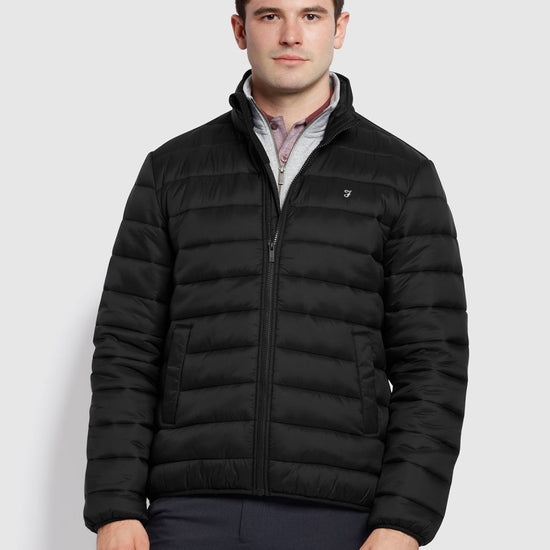 Samson Regular Fit Wadded Jacket - RUTHERFORD & Co