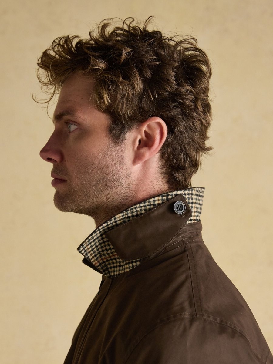 Sandford Brown Waterproof Raincoat - RUTHERFORD & Co
