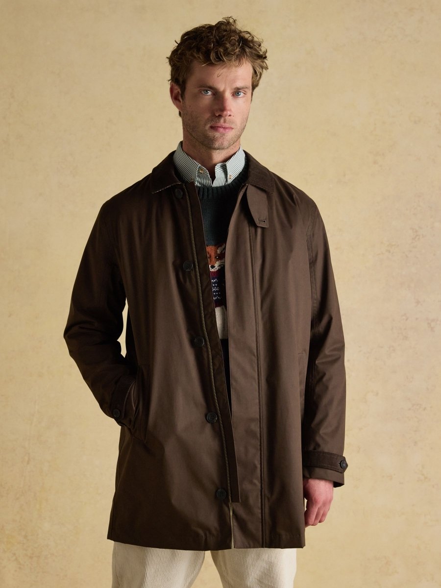 Sandford Brown Waterproof Raincoat - RUTHERFORD & Co