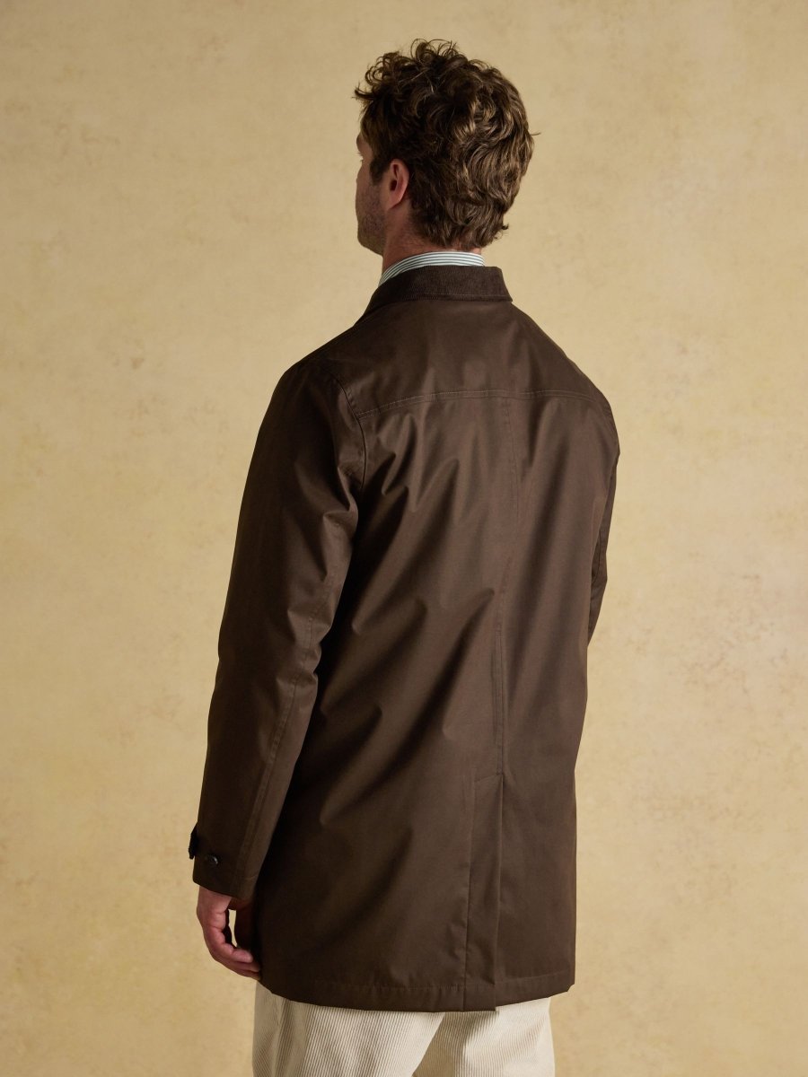 Sandford Brown Waterproof Raincoat - RUTHERFORD & Co
