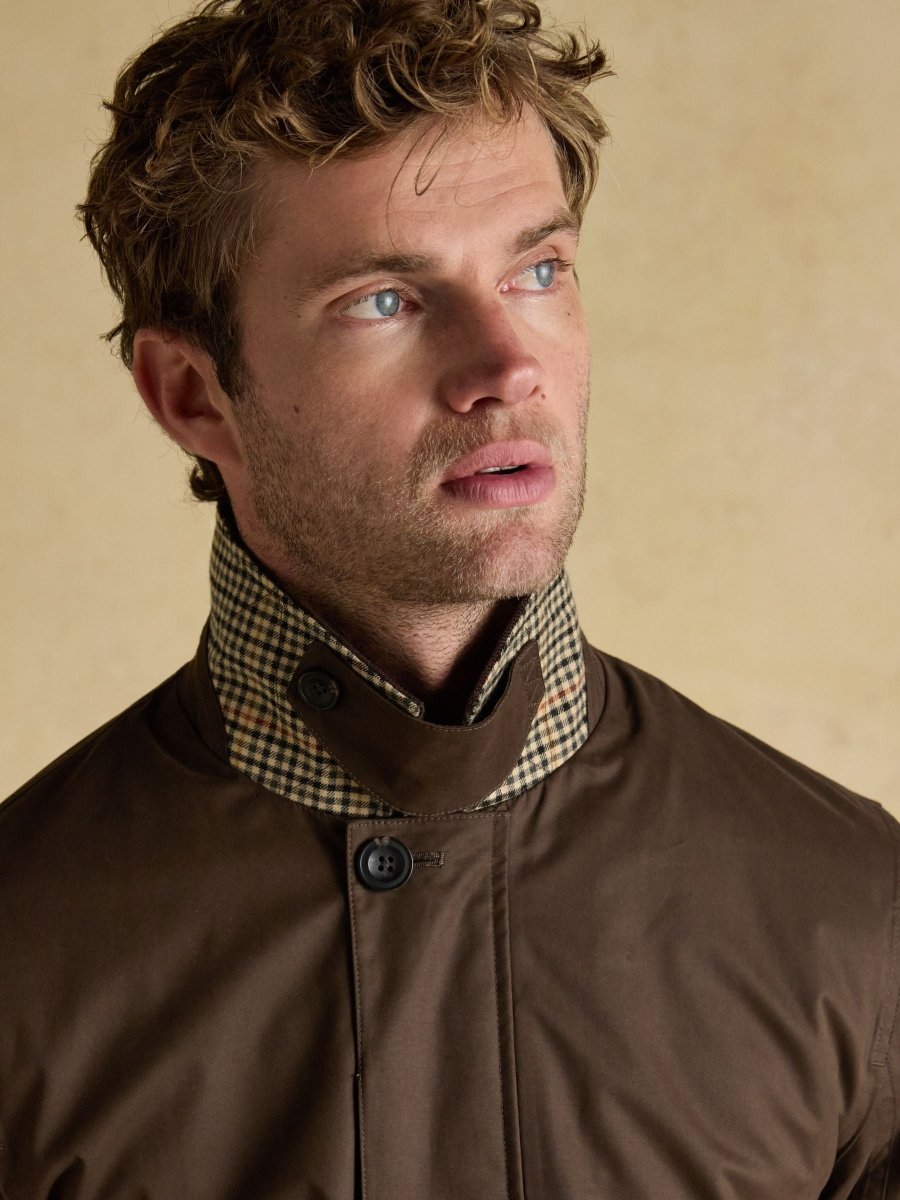 Sandford Brown Waterproof Raincoat - RUTHERFORD & Co