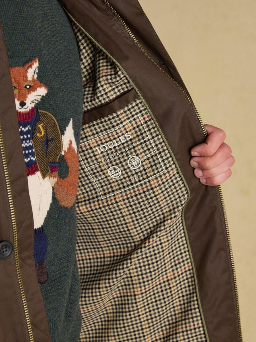 Sandford Brown Waterproof Raincoat - RUTHERFORD & Co