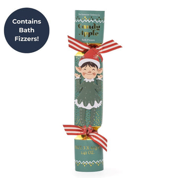 Santas Little Helper Bath Fizzer Cracker/Green Elf/Candy Apple - RUTHERFORD & Co