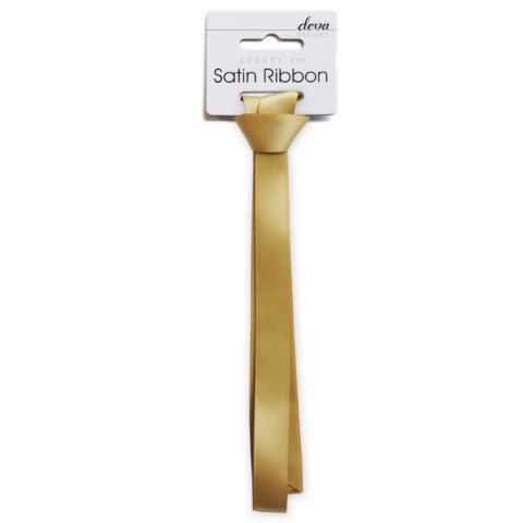 Satin Ribbon (Essential) - Gold - RUTHERFORD & Co