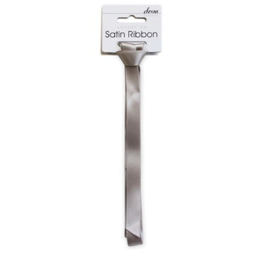 Satin Ribbon (Essential) - Silver - RUTHERFORD & Co