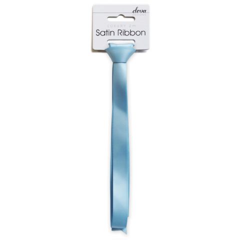 Satin Ribbon (Essential) - Soft Blue - RUTHERFORD & Co