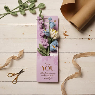 Say It With Flowers Crochet Peony & Foxglove Bundle Love You - RUTHERFORD & Co