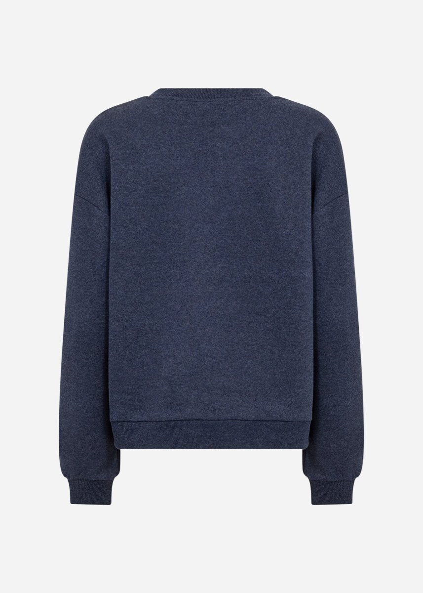 SC - ANGELIN 6 Sweatshirt Navy Melange - RUTHERFORD & Co