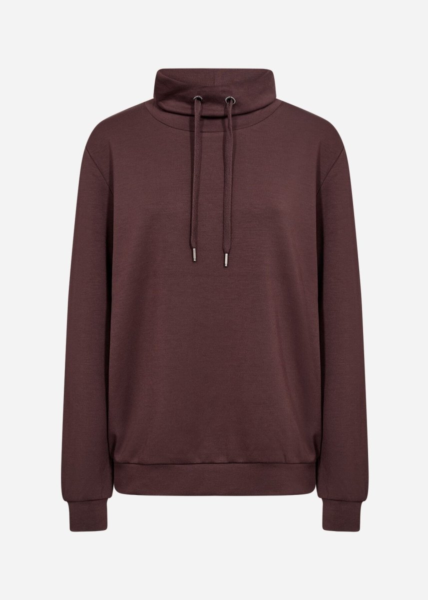 SC-BANU 125 Sweatshirt Dark plum - RUTHERFORD & Co