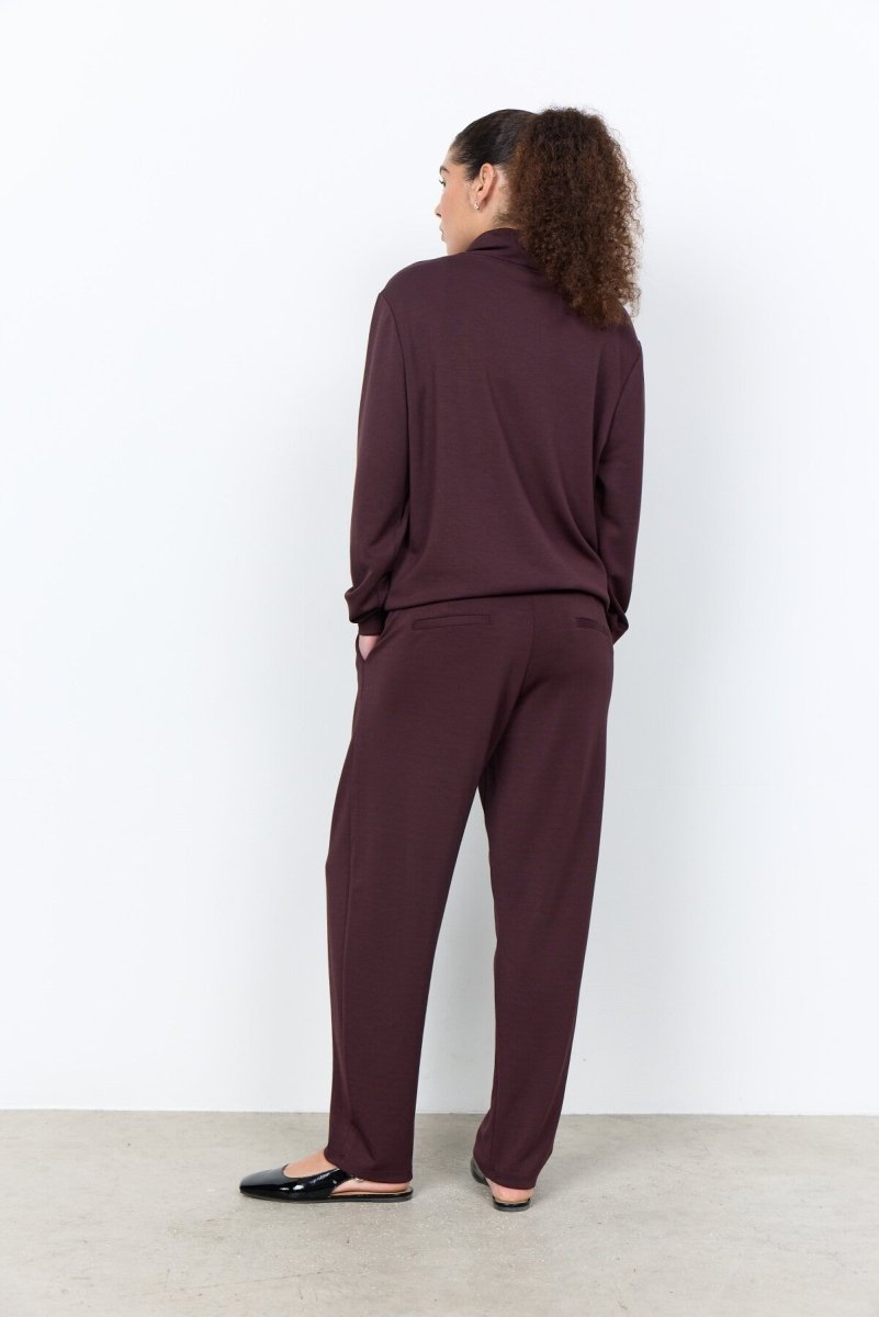 SC-BANU 125 Sweatshirt Dark plum - RUTHERFORD & Co