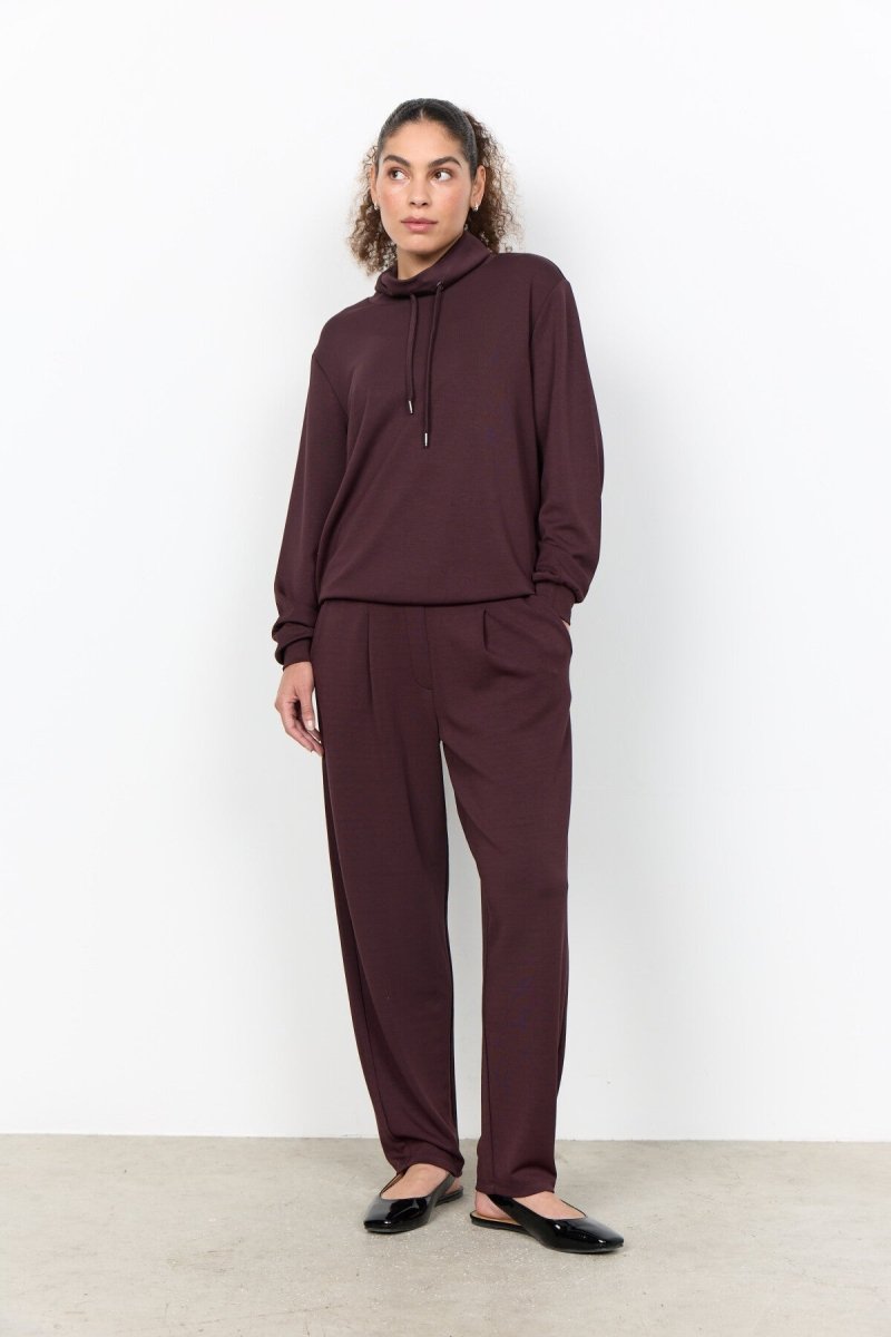 SC-BANU 125 Sweatshirt Dark plum - RUTHERFORD & Co